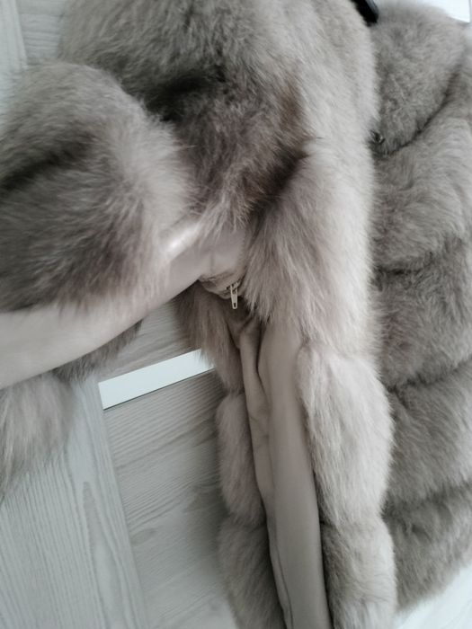 Haină de blana naturală 2in1