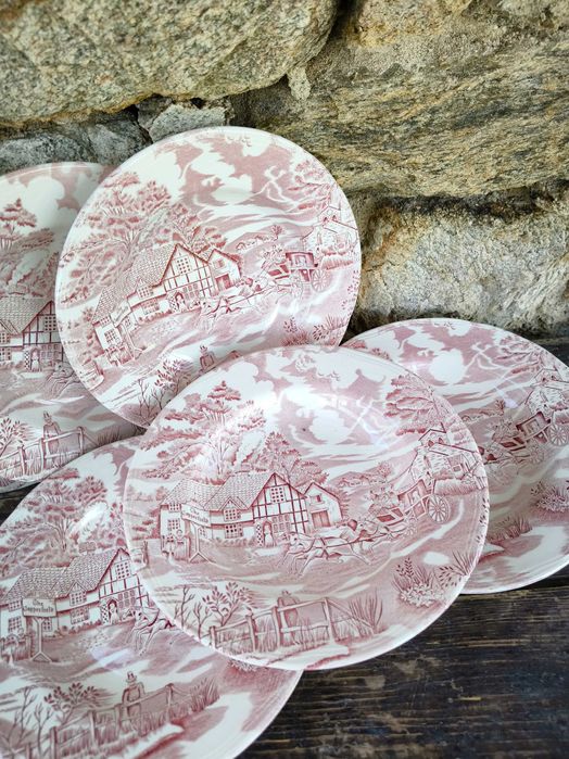 Английски дълбоки чинии 6 броя