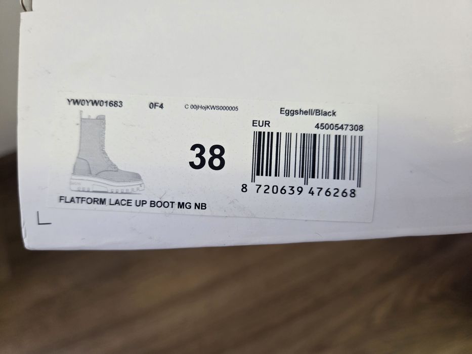 Боти Calvin Klein Jeans Flatform Lace Up Boot MG NB