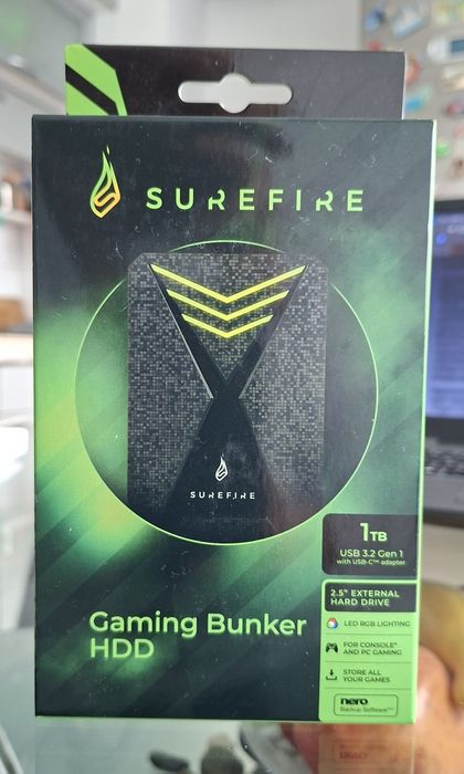 Хард диск HDD Gaming Bunker 1TB -чисто нов