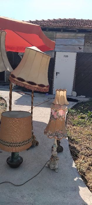 Бронзова антична лампа