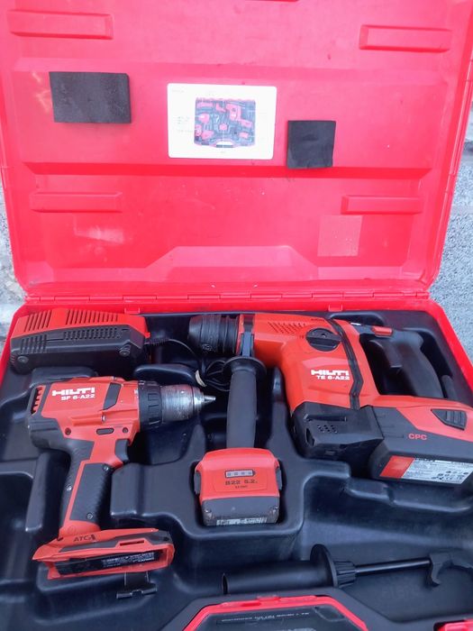 Hilti TE 6-A22 И SF 6-22 Перфоратор и Винтоверт Хилти
