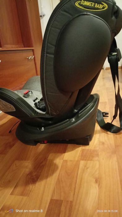 Scaun auto pt copii cu prindere Isofix si rotire 360 grade
