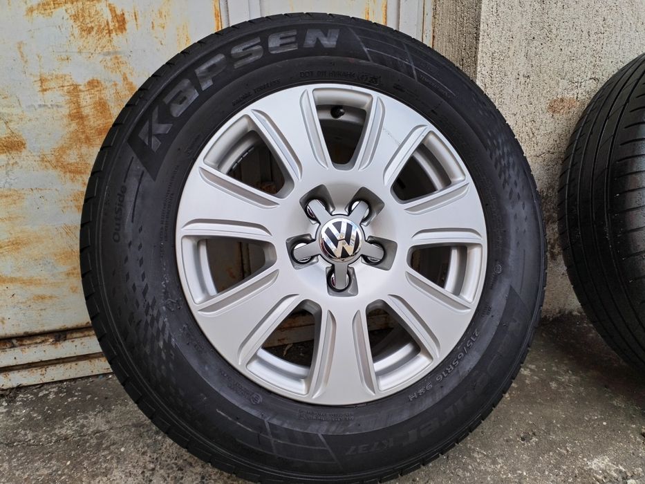 Jante Aluminiu Volkswagen Tiguan 5x112 R16 +Anvelope Vară 215 65 R16