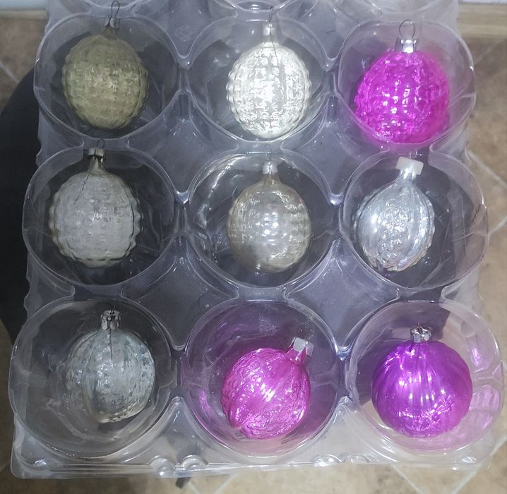 Елочные игрушки. Шары.советские