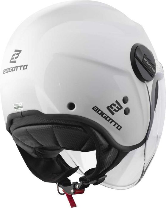 Каска за скутер BOGOTTO H595-1 SPN WHITE/MATT