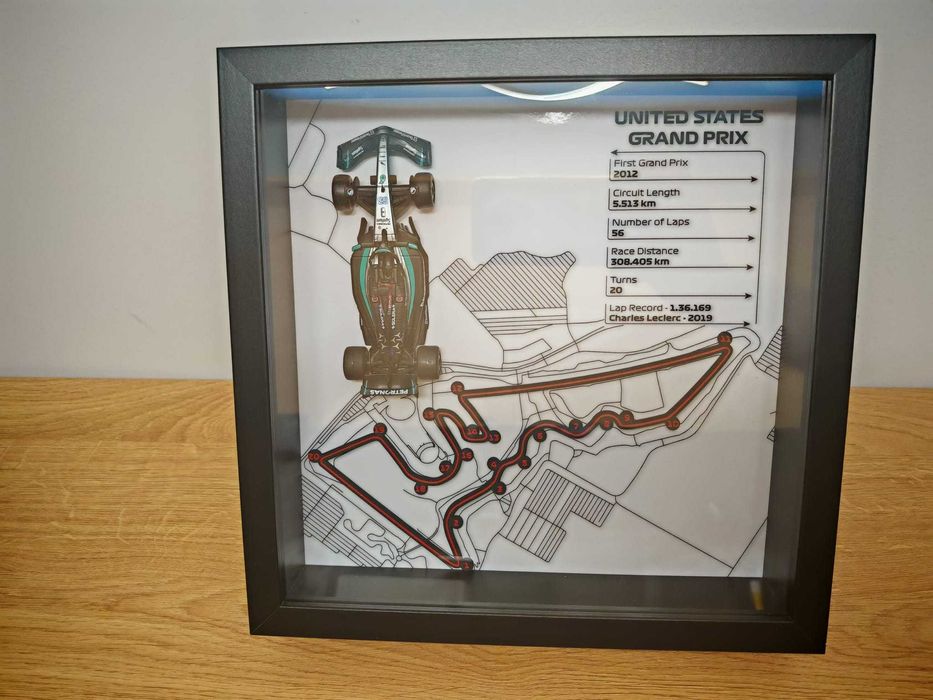 Tablou Circuit 3D Formula 1 Mclaren, Mercedes, Ferrari, Red Bull