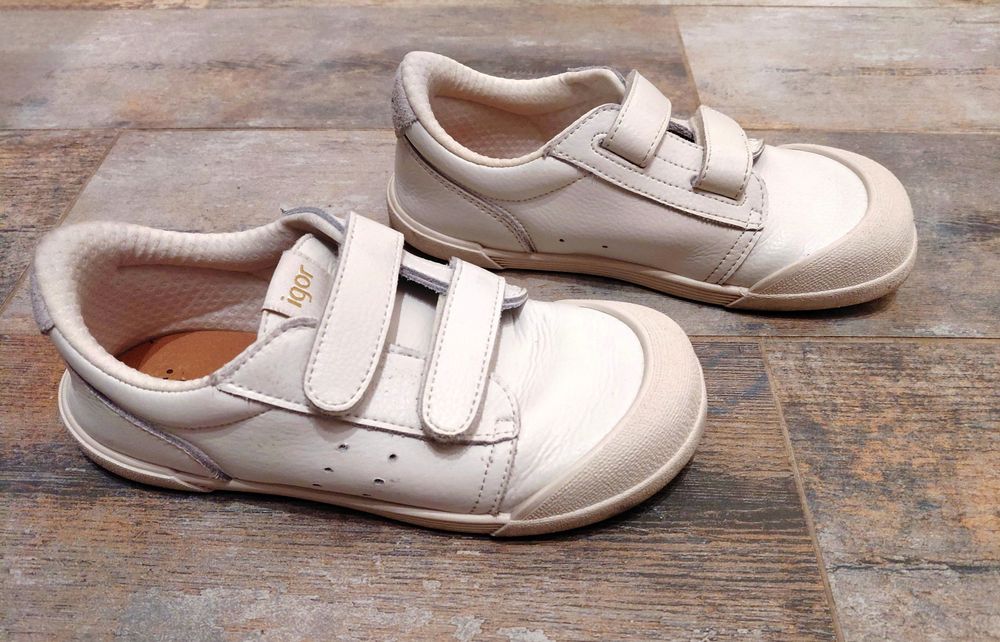 Детски Боси Кожени Маратонки Igor - Tennis Blanco, номер 31