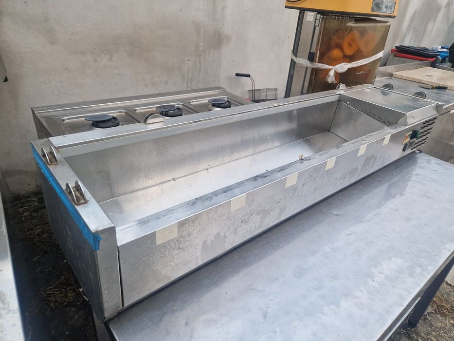 Vitrina rece sau calda,  Vitrina rece inox, vitrina frigorifica inox