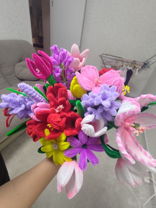 Цветы ручной работы