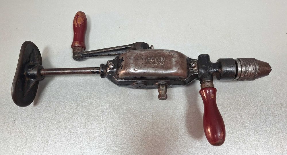 Ретро! Полска Ръчна Бормашина PWWe10 Poland