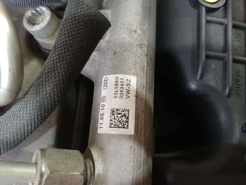 rampa injectoare cay 1.6 tdi audi a3 8p vw golf 6 touran 1t3 polo 6r seat ibiza 5 skoda superb 2 03l089h