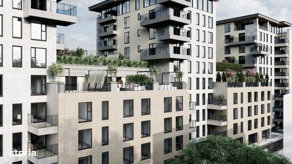 Apartament 3 camere, NOU, 2 bai, 1 terasa, Pacurari - Alpha Bank