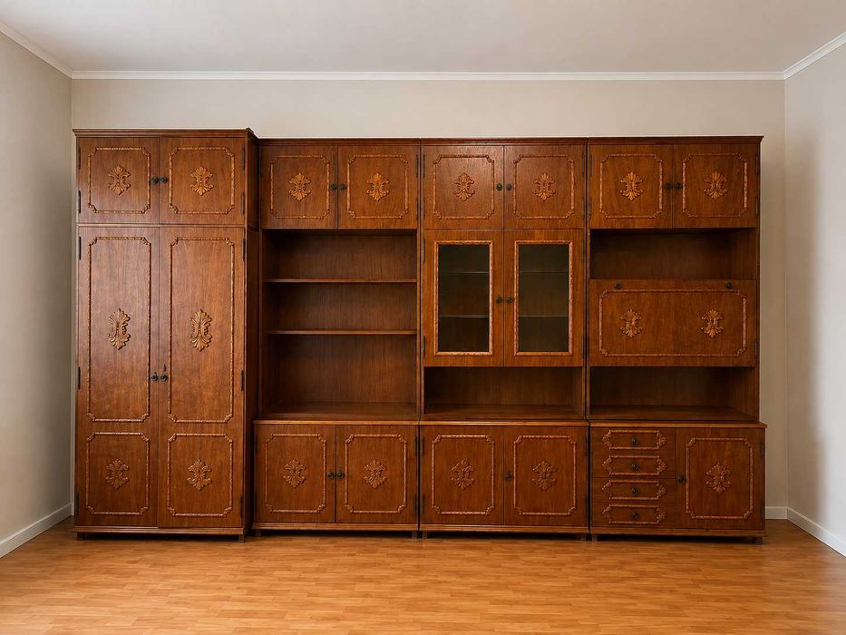 Bibliotecă / mobilă sufragerie din lemn – stare bună, Bucuresti