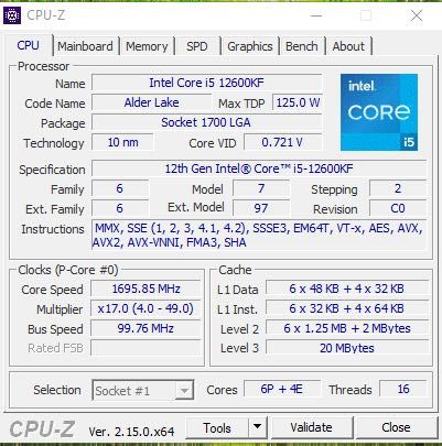 ПК на базе Core i5 12600KF + Arc A750
