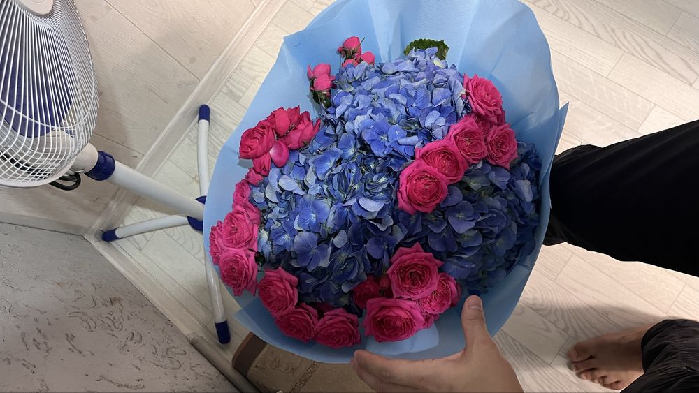 Букет цветы свежие