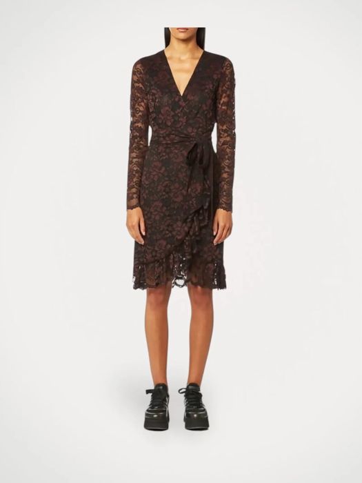 GANNI дантелена рокля