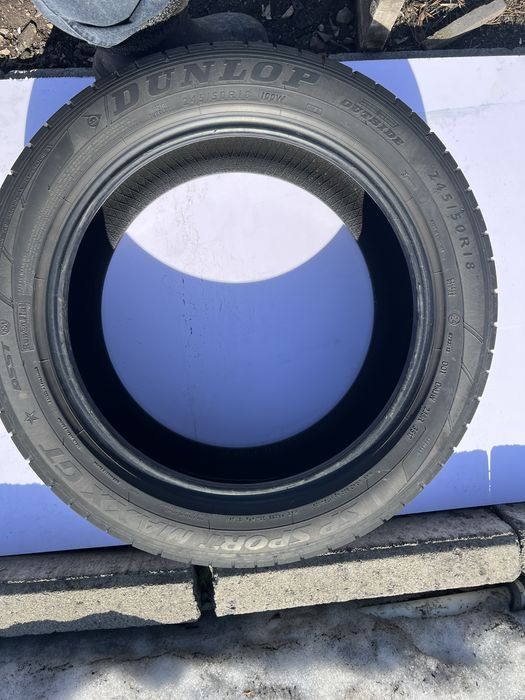 Летние шины Dunlop 245/50/18 run flat