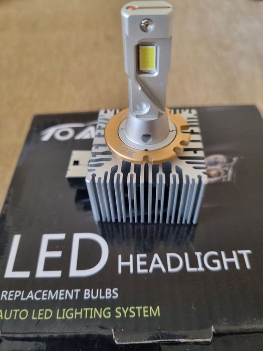 Лед D1S  Led headlight 40000люмен страшно светят