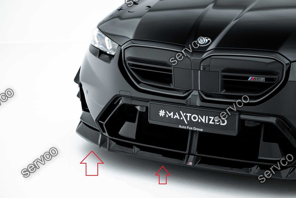 Prelungire splitter bara fata Bmw M5 G90 Sedan Touring 2024- v1 - Maxton Design