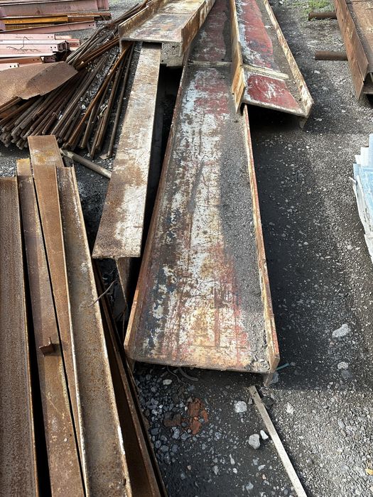 Продам б/у швеллера,балки