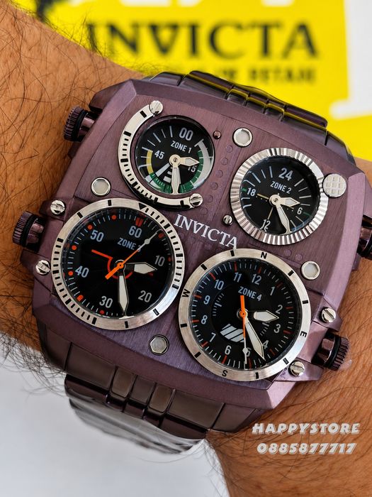 INVICTA Purple 54 mm, Инвикта нов мъжки часовник