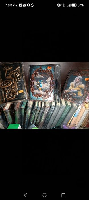 Ръчно изработени тефтери и кутии