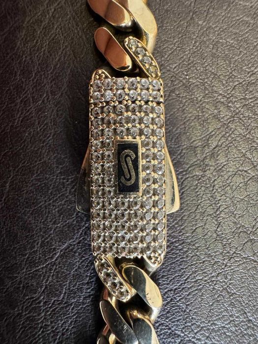 Златен  Ланец  - Гривна - К О М П Л Е К Т - Monaco Chain  - 585 / 14 кр. № 2