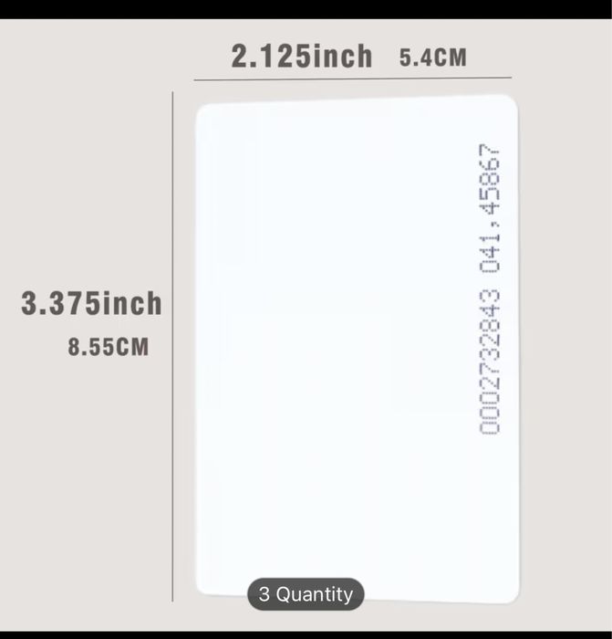 125Khz RFID Proximity Cards 10 броя read only / 10 броя chips