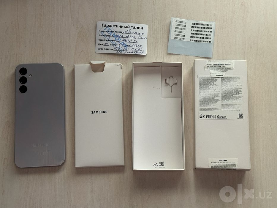 Samsung Galaxy A14 Цвет Silver (серебристый) Память 128гб
