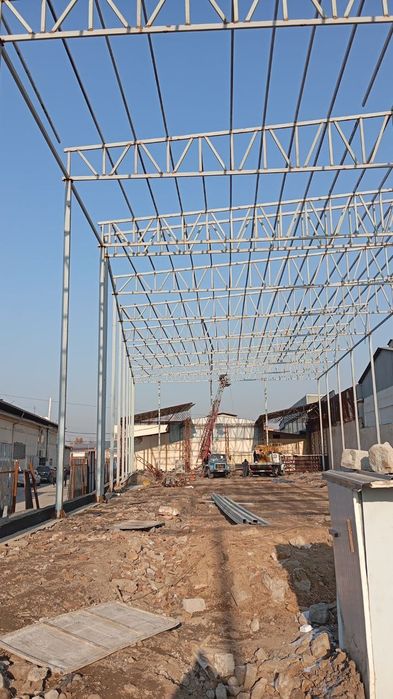 Строительство завод / ангар / склады из металлоконструкций  Сендвич