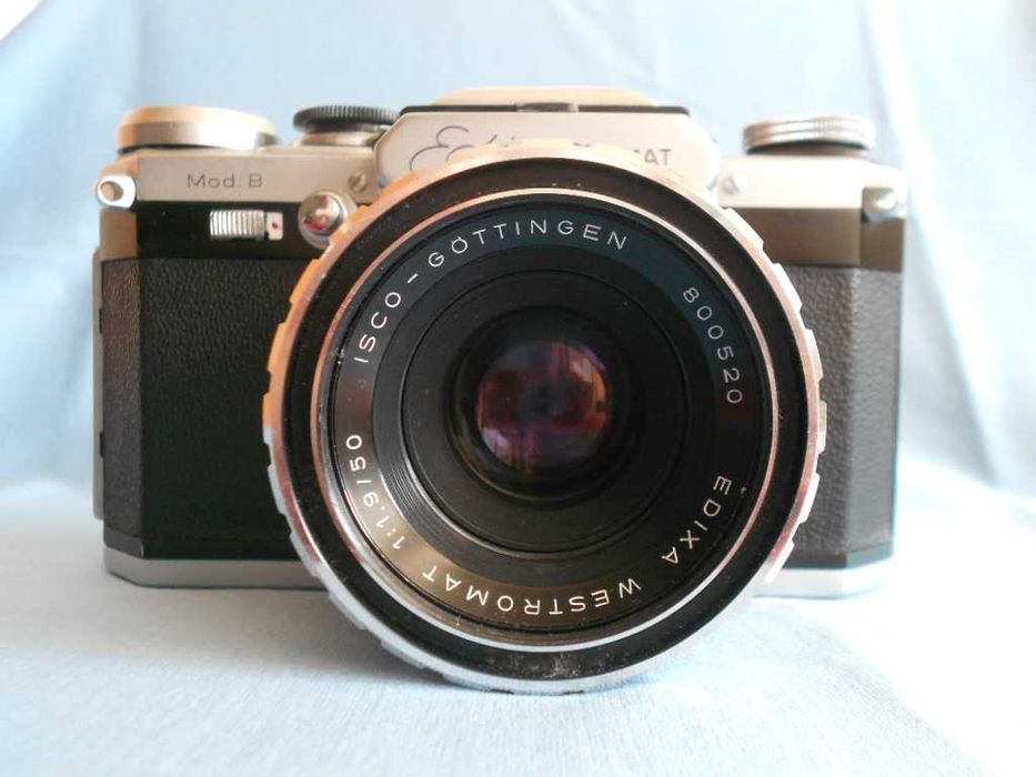 Wirgin edixa mat reflex cu M42 westromat 1.9, aparat foto film clasic