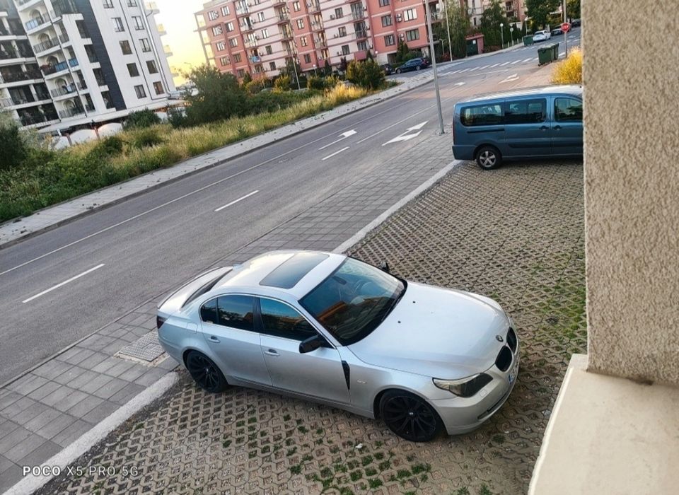 BMW e60 530d-5 Series 3000 Diesel 218 k.c Кожен салон подгрев седалки