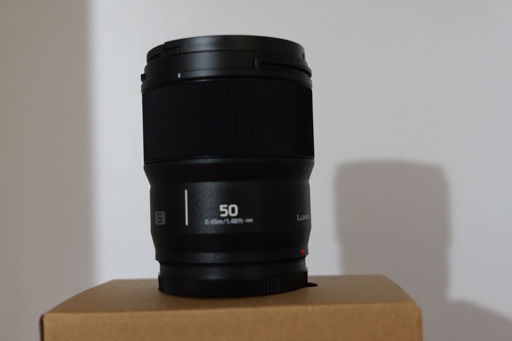 Obiectiv panasonic lumix 50mm F1.8 mirrorless Full Frame montura-L nou nouț.