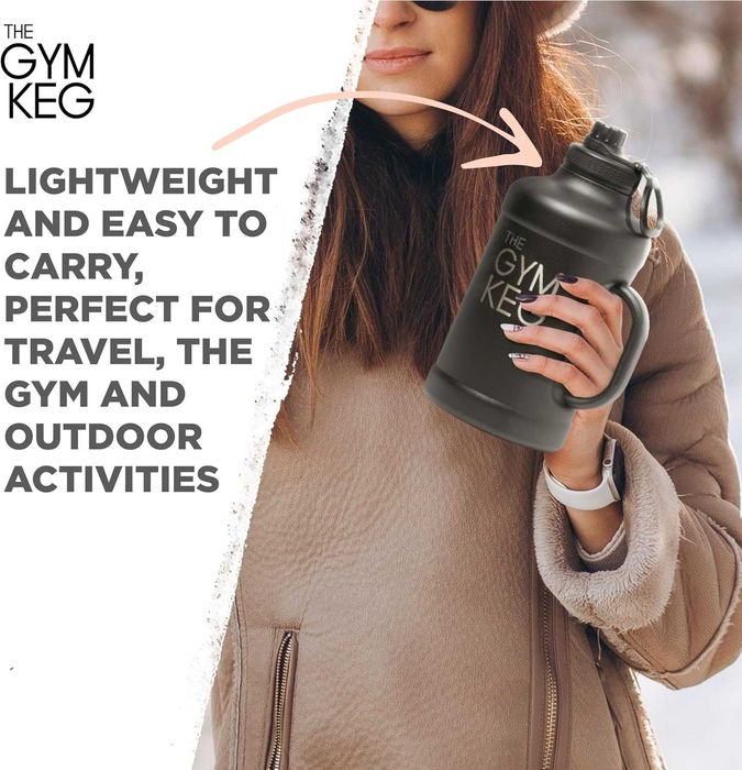 Термо бутилка Фитнес Спорт Туризъм Манерка Термос вода метална 2 литра