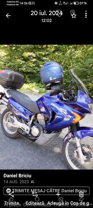 Motocicletă Honda Transalp