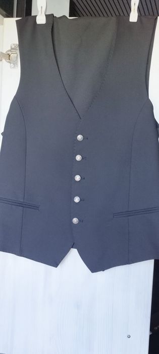 Балски Мъжки костюм,черен на цвят,памук.