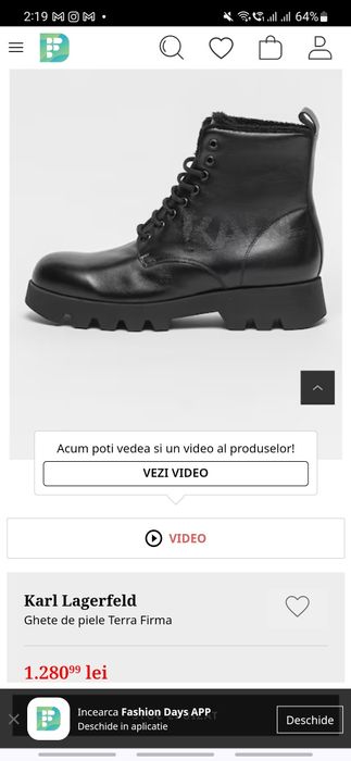 Ghete Karl Lagerfeld Terra Frima 45