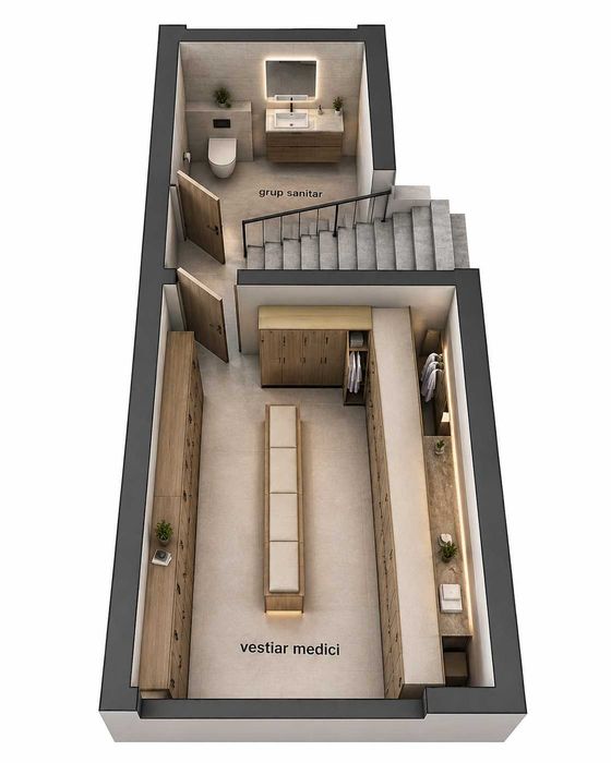 Casa moderna Demisol+P+E+M 320 mp speciala pentru – cabinet medical la parter și locuință privată la etaj, 9km de centrul mun. Cluj-N - Comision 0%