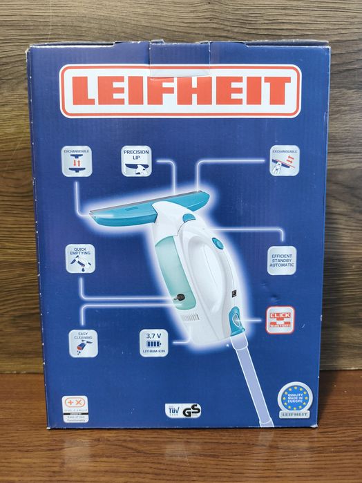 LEIFHEIT Dry&Clean - Нов Вакуумен Уред за Почистване на Прозорци