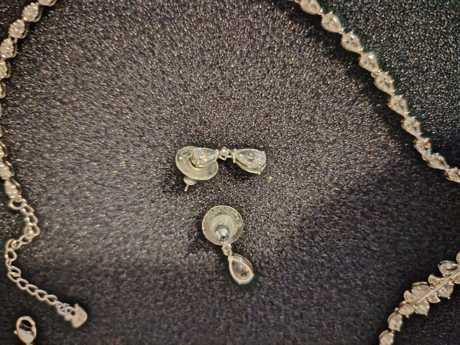 Set lant cu cerceii SWAROVSKI