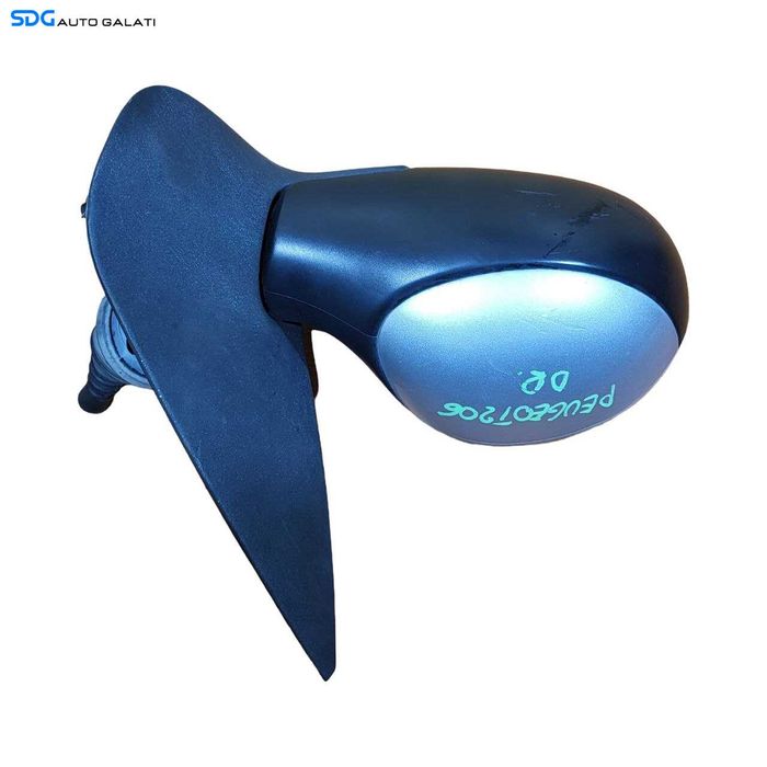 Oglinda Dreapta Manuala Peugeot 206 1998 - 2012 Cod E2017003 [L8880]