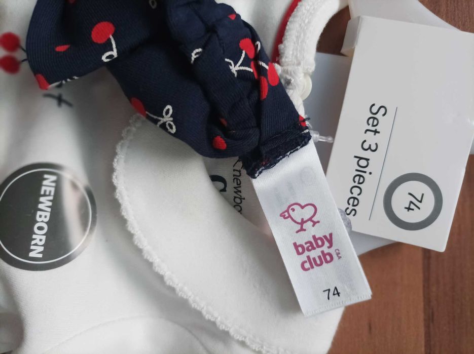 комплект от 3ч- био памук- 68-74см