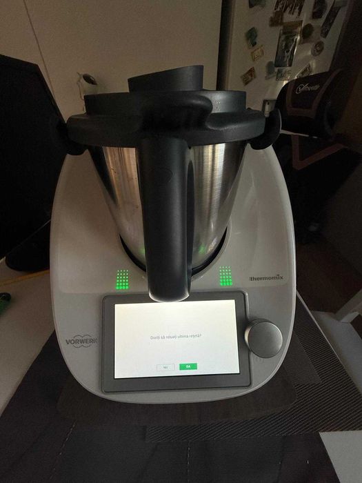 Thermomix TM6 Vorwerk – Stare impecabilă + Blat lemn original (Predare personală Cluj)
