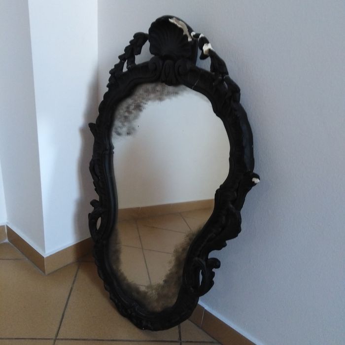 Френско бароково огледало 1956 година ФРАНЦИЯ, сребърен печат