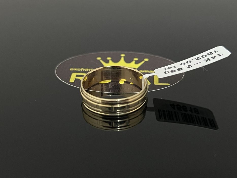 Bijuteria Royal CB : Inel stil Verigheta aur 14k 2,86gr