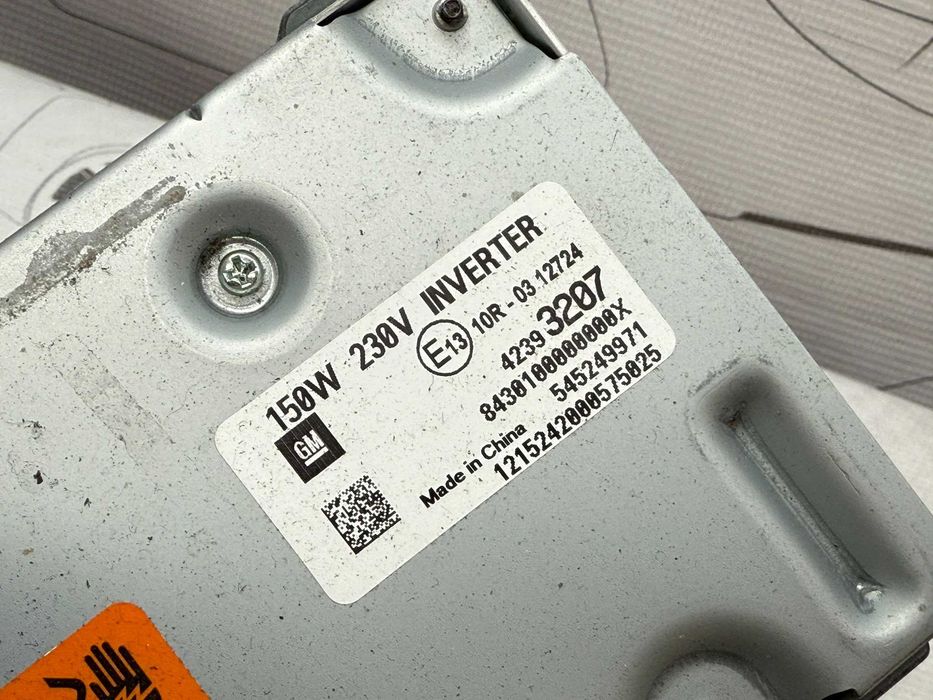 Invertor 150W 230V / Modul alimentare Opel Mokka B16DTH 100kW COD: 42393207 2016 / [2012-2016] / (5F3)