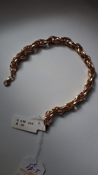 браслеты золото состояние новый 585 ,