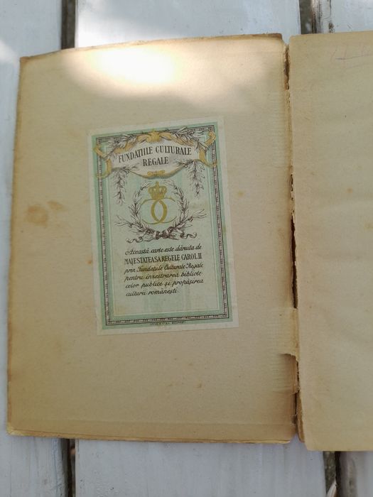 Carte veche din 1923