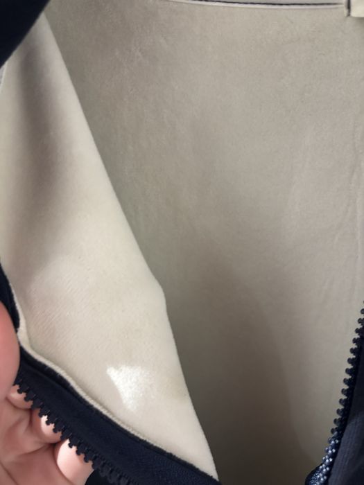 зип худи синего цвета , теплая